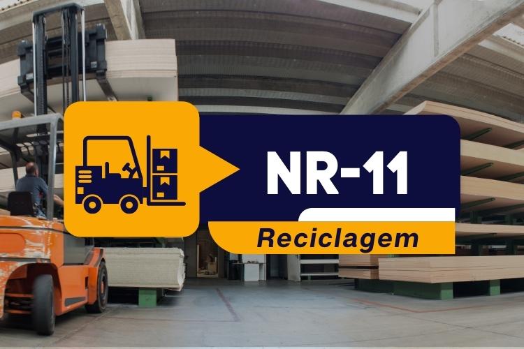 NR 11 – Operador de Empilhadeira – Teórico Reciclagem – 16 horas
